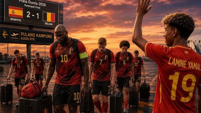 Spanyol Singkirkan Belgia, Mimpi Setan Merah Eropa Berakhir